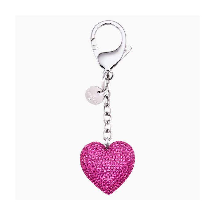 Accessorio per borse Lovely, fucsia, acciaio inossidabile