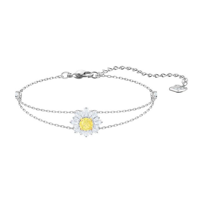 swarovski braccialetto sunshine bianco placcatura rodio 5459594