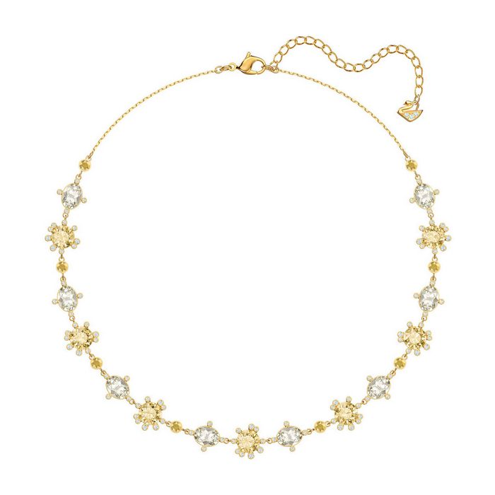 Swarovski Collana Olive, multicolore, placcatura oro