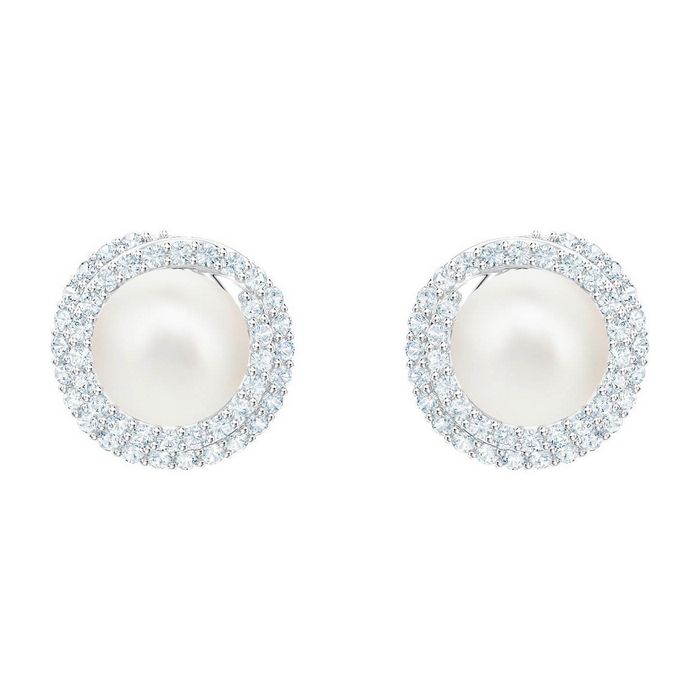 swarovski orecchini originally bianco placcatura rodio 5461087