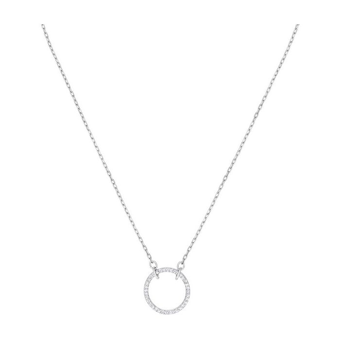 Collana Only, bianco, placcatura rodio