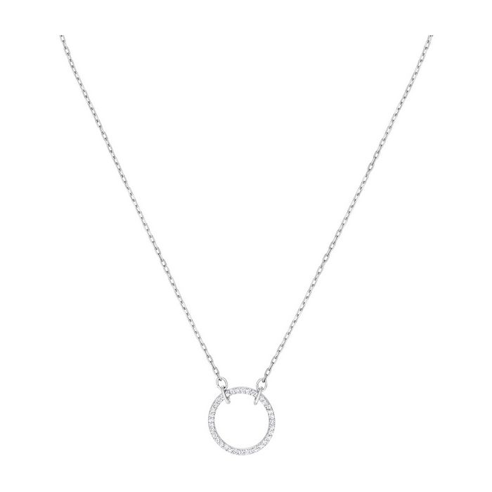 Collana Only, bianco, placcatura rodio