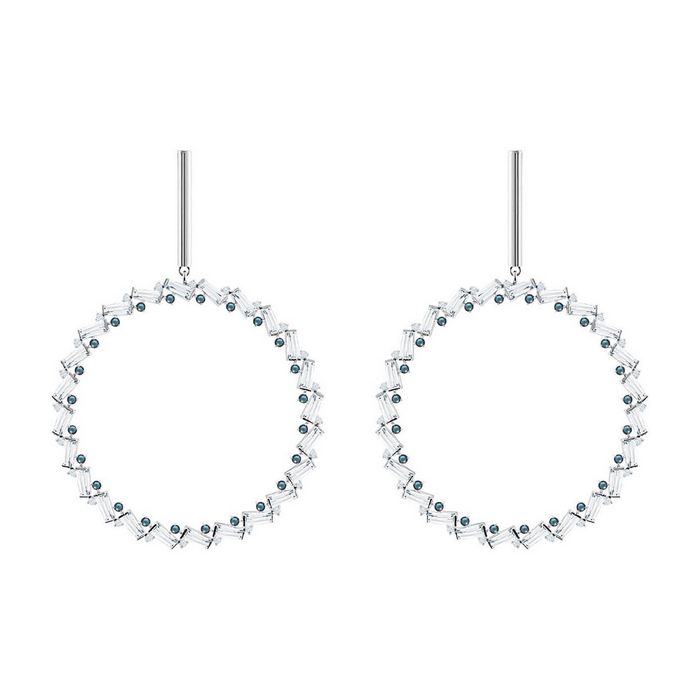 swarovski orecchini naeli bianco placcatura rodio 5467453