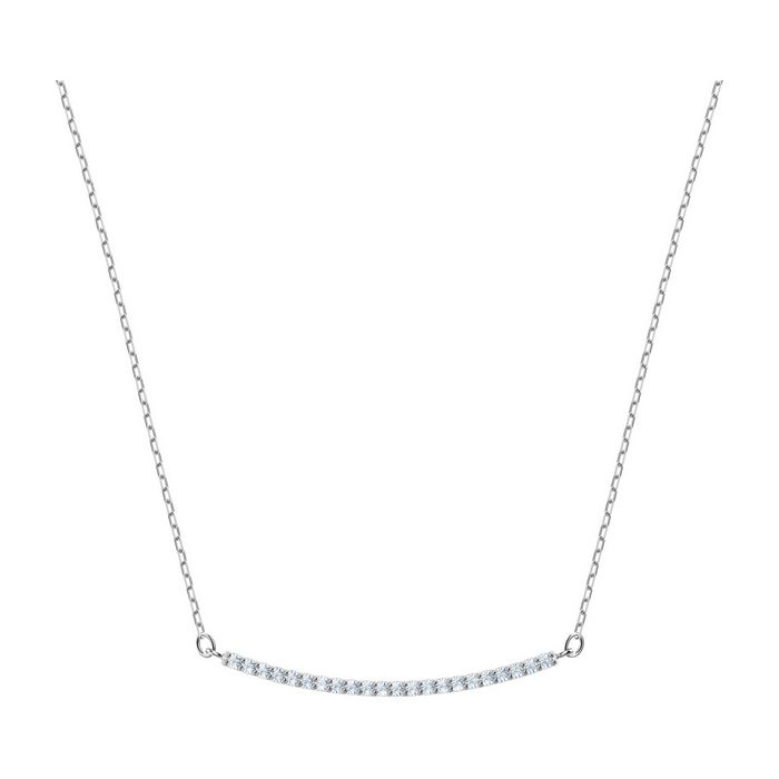 Collana Only, bianco, placcatura rodio