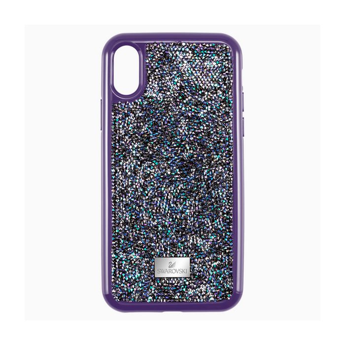 swarovski custodia per smartphone con bordi protettivi glam rock iphone® xr viola 5478874