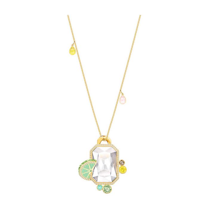 swarovski pendente no regrets multicolore placcatura oro 5480241