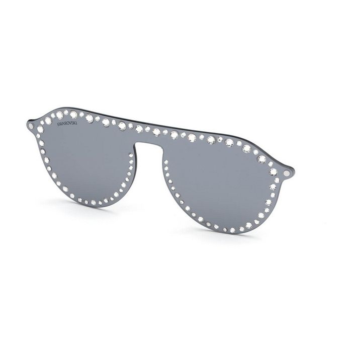 mascherina a clip per occhiali da sole swarovski sk5329-cl 16c grigio 5483816