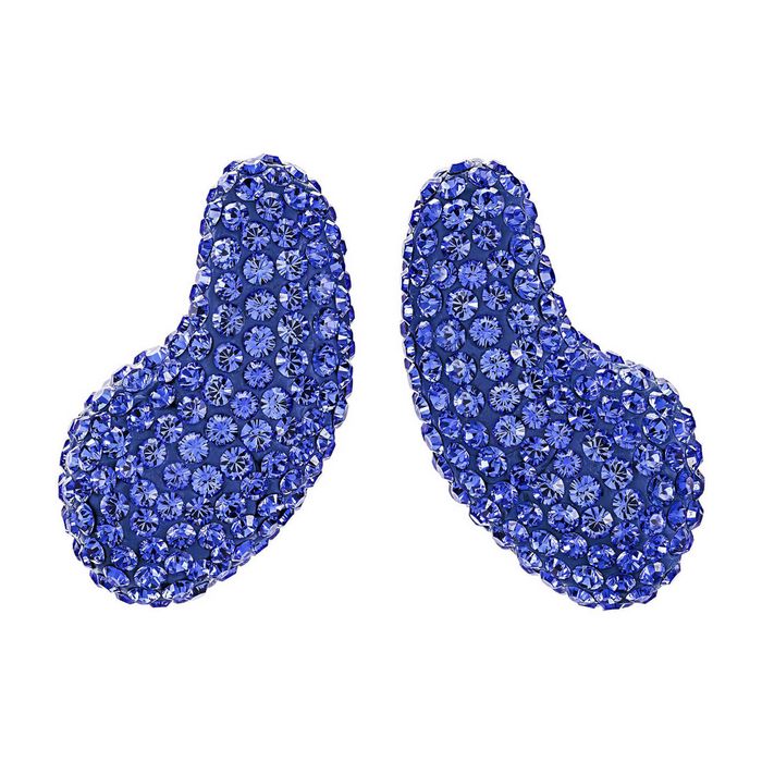 swarovski orecchini stud tigris azzurro placcatura palladio 5483917