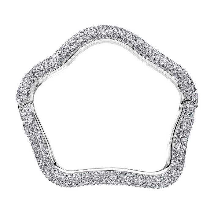 swarovski braccialetto tigris grigio placcatura palladio 5484200