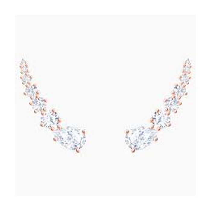 swarovski orecchini penélope cruz moonsun, bianco, placcato oro rosa 5486352