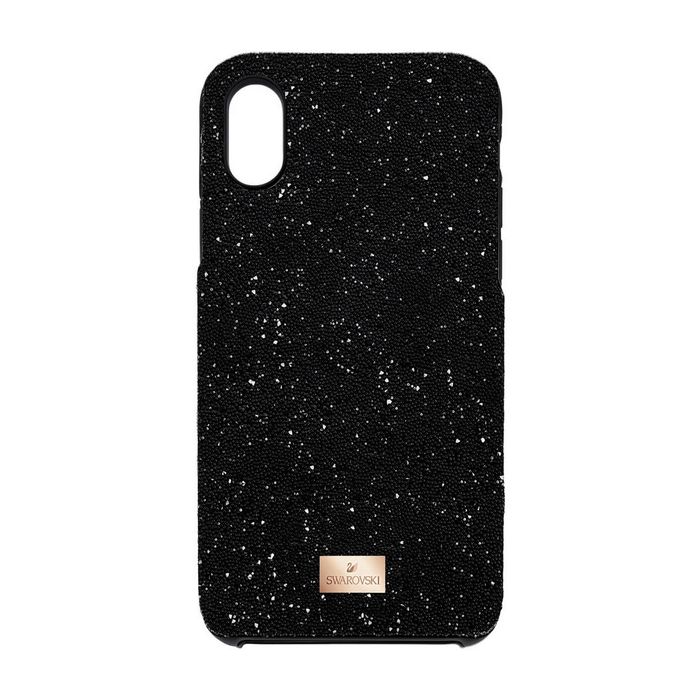 swarovski custodia per smartphone con bordi protettivi integrati high, iphone® x/xs, nero 5503550